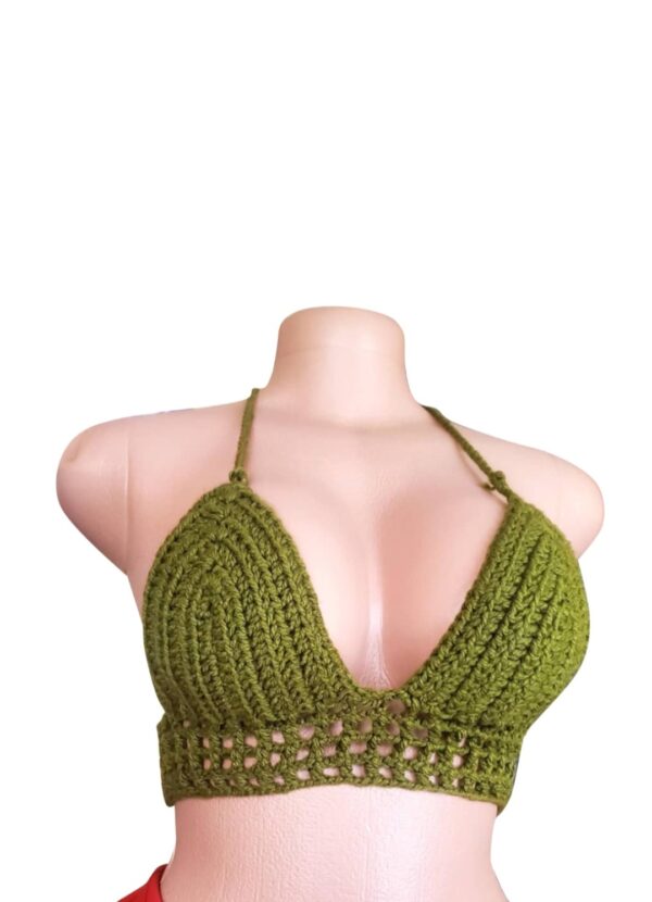 Green Crochet Top