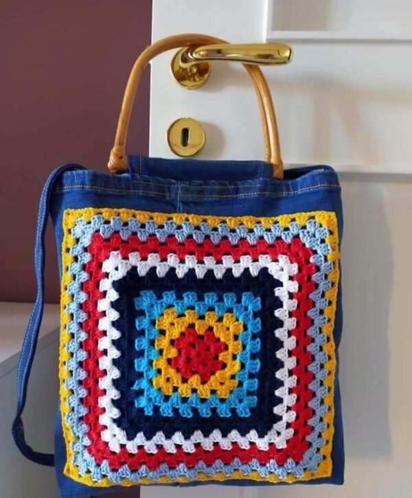 Square Crochet Bag