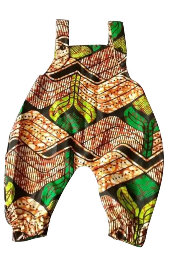 Brown Kitenge Jumpsuit