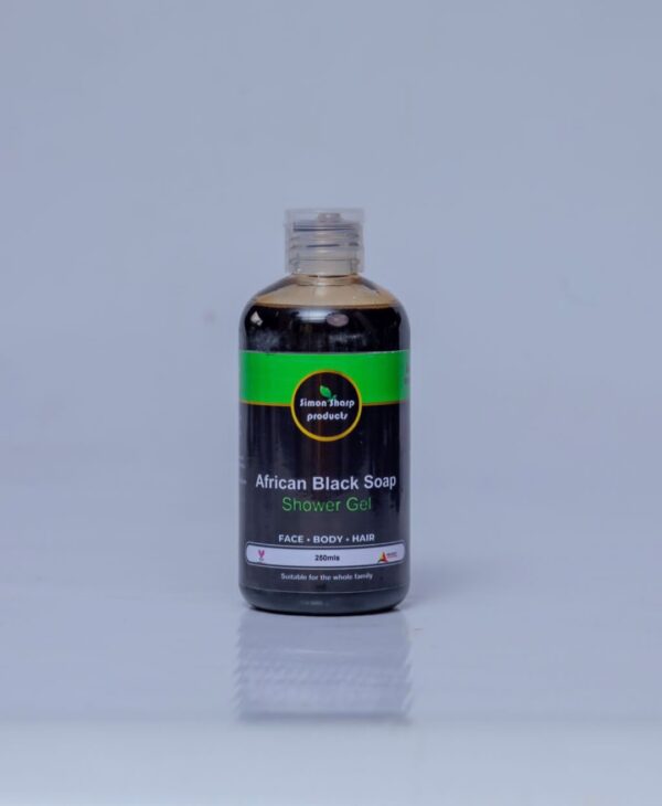 African Black Soap Shower Gel- 250ml