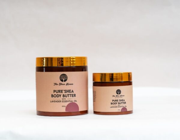 Pure Shea Body Butter With Lavender Essential Oil